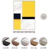 Pintura decorativa abstracta nórdica de fábrica minimalista geométrica mural para pared de fondo de sofá triple para sala de estar pintura colgante al por mayor