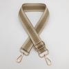 Novos acessórios para bolsa alça de ombro cor ouro e prata linha fita ombro único crossbody alça de bolsa feminina substituição crossbody alça tecida