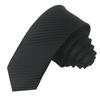 Corbata de Mano de Poliéster de 5CM 6cm para Hombre Mujer Color Sólido Estrecha Vestido de Negocios Jacquard Corbata Estrecha Raya Venta al por Mayor