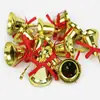 Decorações de Natal sinos dourados 12 peças Acessórios para árvore de Natal Pingentes Decorações de janela para feriado