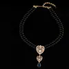 Suministrado Directamente por el Fabricante, Joyería Transfronteriza Vintage, Diseño de Nicho, Cadena para Clavícula Retro Francesa, Gargantilla Nuevo
