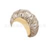 Touca de banho de cetim feminina de aba larga e alta elasticidade, touca de banho para quimioterapia, touca para cuidados com os cabelos em salão de beleza