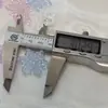 Novo Floco de Neve Colorido Transparente de Gelo com Buraco Cartão 30mm DIY Cola de Creme Cola Capa de Celular Acessórios de Material Gumei