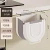 Cubo de basura plegable para el hogar, Cubo de basura colgante para puerta de armario de cocina, Contenedor de almacenamiento de basura creativo clasificado y engrosado