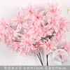 Serie Rosa Boda Flores Artificiales Flores de Seda Flores Falsas Decoración Salón de Bodas Arte Floral Hogar Ramo de Flores Individuales Materiales para Arreglo Floral de Pasillo