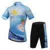 Ropa de Ciclismo Xintown Ropa de Bicicleta Serie Zoo Conjunto de Manga Corta Niños Secado Rápido Bicicleta de Montaña