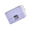 Cartera de estilo coreano para mujer, mini billetera de nicho, sencilla, portátil, elegante, con hebilla de metal, tarjetero, billetera de estudiante de moda para mujer