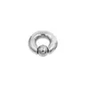 Acero inoxidable tamaño grande anillo de bola de tarjeta piercing de nariz joyería para piercing de órgano reproductivo piercing punk venta al por mayor