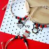 Nueva pulsera caliente de Navidad para mujer popular europea y americana Santa pareja pulsera de novias joyería transfronteriza