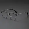 Gafas de Montura de Ceja Nuevas Primavera 2024, Lentes de Montura para Negocios de Moda Casual, Monturas de Gafas Estilo Celebridad de Internet, Se Pueden Montar Lentes