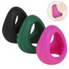 Ha-831 Anillo de Bloqueo Triple de Semen, Anillo Doble de Goma Suave, Anillo de Bloqueo de Semen Retardante para Pene Masculino