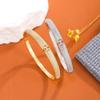 Alta Edição H Aijia Europeu e Americano Venda Quente Luz de Luxo de alta qualidade Pulseira de Diamante Flor Estrela Abertura Moda High-end Pulseira