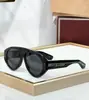 Jmm Bandit Nueva Moda Transfronteriza Acetato Turquesa Montura de Sapo Gafas de Sol para Exteriores Fotografía Callejera Gafas de Sol Anti-UV