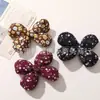 Tela Floral Retro Pastoral Rellena de Algodón Accesorios de Lazo DIY Accesorios para el Cabello Broche Accesorios para Ropa Accesorios Venta al por Mayor