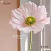 Pacote de Material de Flor de Papel Artesanal Conjunto Completo de Papoula Grande DIY Artesanal Papel Amassado à Mão Molde de Flor Grande Metabo