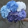 Hortensia de Simulación 3D Fabricación Pared de Flores para Boda Azul Bella Decoración Venta al por Mayor Hogar Suave Hortensia Transfronteriza