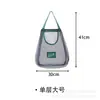 Bolsa suspensa multifuncional para frutas e vegetais de cozinha artefato de armazenamento de gengibre e alho bolsa de armazenamento de alho gengibre alho montada na parede bolsa de malha respirável