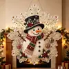 Colgantes Creativos de Resina Adornos del Festival de Navidad Atmósfera de Fiesta Familiar Colgantes Decorativos para el Árbol de Navidad
