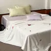Fabricante Original Colcha de Dormir de Verão, Colcha de Verão Refrescante Bordada em Tencel Lenzing Fio 60, Colcha Fresca e Sedosa para Ar Condicionado Atacado