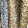 5cm Pelo de Perro Lobo Imitación Pelo de Lobo Imitación Pelo de Perro Imitación Teñido de Dos Tonos Pelo de Zorro Puntiagudo Ropa Juguete Felpa Gamuza