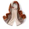 Bufanda de Cachemir Otoño Invierno Nueva Bufanda Tricolor para Mujer Elegante Versátil Chal Temperamento Cálido Protección contra el Frío Bufanda para el Cuello