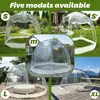 Tienda Transparente de PVC sin Montaje con Diseño de Cielo Estrellado para Picnic al Aire Libre y Camping, Casa Burbuja Resistente al Viento y Cálida