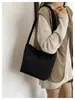 Bolsa Tote Retro Fosca de Luxo para Mulheres Outono/Inverno 2026 Grande Capacidade Camurça Pelúcia para o Dia a Dia Ombro Único de Mão Bolsa Grande