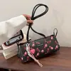 Bolsos para Mujer 2026 Verano Nuevo Estilo Bolsa de Compras Hombro Único Gran Capacidad Estampado de Cerezas Moda Bolso Tote Simple Bolso de Mano
