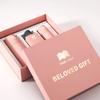 Caja de Regalo Caja de Empaque, Caja para Cosméticos, Caja de Cartón de Base y Tapa, Caja para Producto con Impresión de Logo, Caja de Regalo con Estampado Dorado, Estilo Cajón