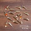 Piezas de Flores de Metal, Hojas de Flores, Bolas Huecas en Forma de Trompeta, Abanicos, Horquillas para el Cabello de Doble Ala, Accesorios para el Cabello de Estilo Antiguo para Bricolaje, Materiales Decorativos