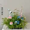 Estilo Floresta Flor Monet site de presente de casamento arranjo de flores para banquete de aniversário arranjo de chão carro de flores cerimônia de entrega paisagismo decoração de noivado