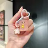 Llavero Luminoso Estéreo Lindo Cerdo Estrella Ins Mochila Escolar Dibujo Animado Regalo Colgante Chica Dulce Venta al por Mayor