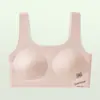Ropa interior de desarrollo para estudiantes de secundaria y preparatoria, a prueba de impactos deportivos, sin costuras, delgada, sujetador de seda helada anti-joroba para verano