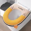 Funda de Asiento de Inodoro de Felpa para Invierno con Asa Engrosada, Funda de Asiento de Inodoro Universal Cálida de Felpa para el Hogar, Lavable