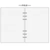 Núcleo Interior de Papel Suelto para Cuaderno en Stock Universal Seis Agujeros Papel Dowling A5 Núcleo de Repuesto Suelto Cuadrículas en Blanco Página Interior de Bloc de Notas