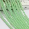 Ábaco de Cristal de Imitación Jade Multicolor, Cuentas Espaciadoras de Cristal de Imitación Porcelana, Accesorios para Joyería DIY, Espaciador 40cm