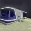 Casa Cápsula Espacial Acampamento ao Ar Livre Residencial Estufa Multifuncional Quarto Cápsula Modular Dobrável