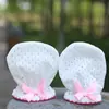 Luvas Pequenas de Malha Anti-riscos Físicos para Bebê Verão Finas Respiráveis Frescas Alta Elasticidade Cordão Luvas Ajustáveis para Bebê