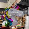 Balão de desenho animado fofo de ar flutuante urso fofo avião carro arco-íris balão de filme de alumínio filme de alumínio decoração de ar flutuante