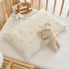 Almohada de Otoño e Invierno para Bebé de 1 a 5 Años, Almohada de Terciopelo y Algodón para Bebé, Almohada de Trigo Transpirable para Siesta de Niños de Guardería