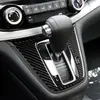 Adecuado para Honda 12-16 Crv Piezas de Modificación Interior de Fibra de Carbono Panel de Palanca de Cambios Pegatinas Decorativas Accesorios para Coche