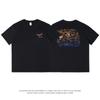 Camiseta de Diseño Nicho Estilo Urbano Hip-Hop Estampada de Manga Corta para Hombre y Mujer Tops de Verano Modernos Casuales para Pareja Camiseta de Algodón Puro