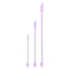 Raspador Mini Dupla Face de Silicone Colher Misturadora Raspador de Geleia Raspador de Fundo de Frasco Cosmético Colher para Raspar Frasco Cosmético Vazio