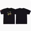 Hip-Hop Americano High Street Holgadas Estampadas con Letras Camisetas de Pareja para Hombre y Mujer Tendencia de Moda de Verano Cuello Redondo Mangas Cortas