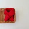 Bufanda de Punto Suave de Moda para Bebés, Calentador de Cuello de Punto Versátil de Color Sólido Cálido de Invierno para Bebés que Salen