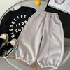 Calça Infantil Bangcheng 2026 Inverno Novo Estilo Calça Jogger Lisa com Forro de Lã Casual Solta Tendência para Meninos