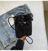 Bolsa de ombro artística bolsa tiracolo bolsa com cordão bolsa pequena bolsa feminina nicho bolsa leve e moderna de alta qualidade para celular mini
