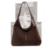 Bolso de Hombro de Gran Capacidad Otoño e Invierno Nuevo Bolso de Hombro de Gamuza Gamuza Bolso Tote Otoño e Invierno Moderno y Versátil Gama Alta