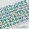 Dongzhou Xingxuan Corta Grasa Cuadrado Arte de Uñas Diamante DIY Pendientes Accesorios de Joyería Explosivo Diamante de Imitación Multifacético Uña Portátil Pila de Uñas Diamante