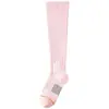 Calcetines de pantorrilla sin costuras para mujer de primavera y otoño, calcetines de compresión profesionales, calcetines largos gruesos anti-pantorrilla para deportes al aire libre y running